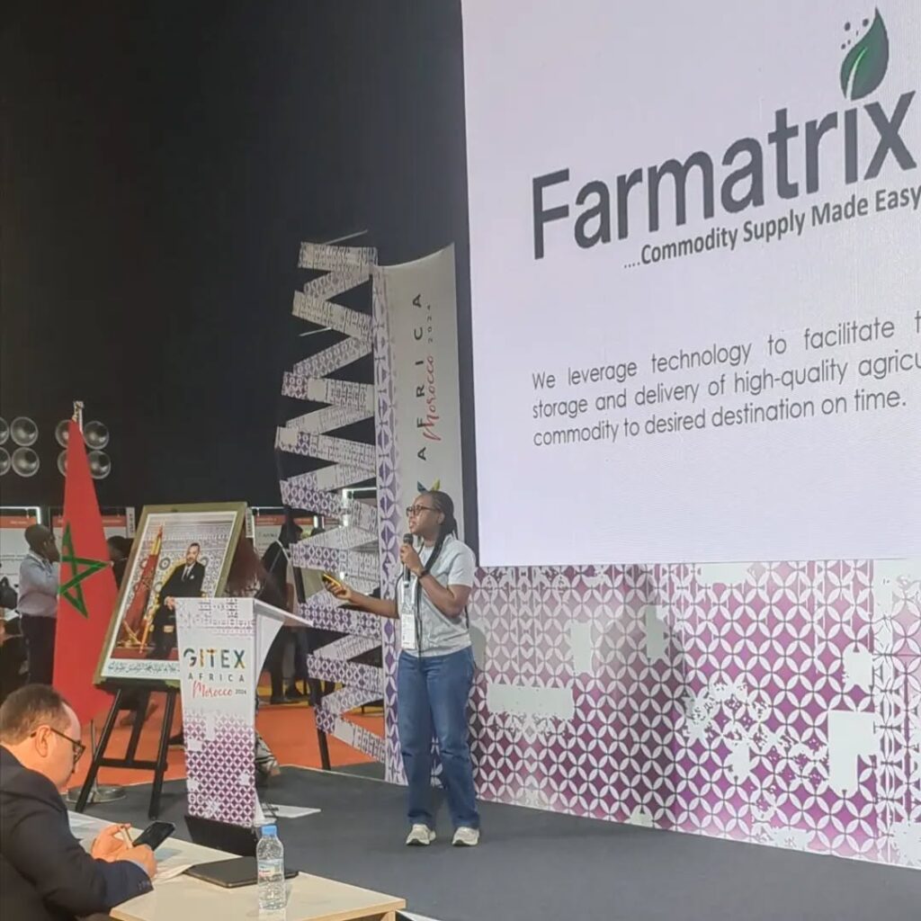 Nyifamu Manzo at a speaking engagement